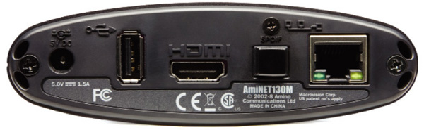 STB Amino AmiNET 130M - MPEG2 / MPEG-4 100% Digital, HD, AVC, IPTV Set-Top Box